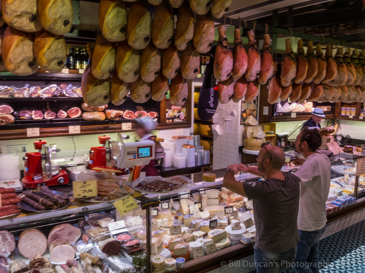 Ham and cheese at retail