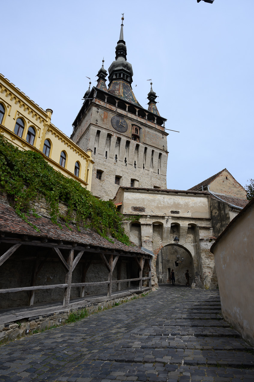 Sighisoara's landmark is the Clock Tower built in the 13th century.