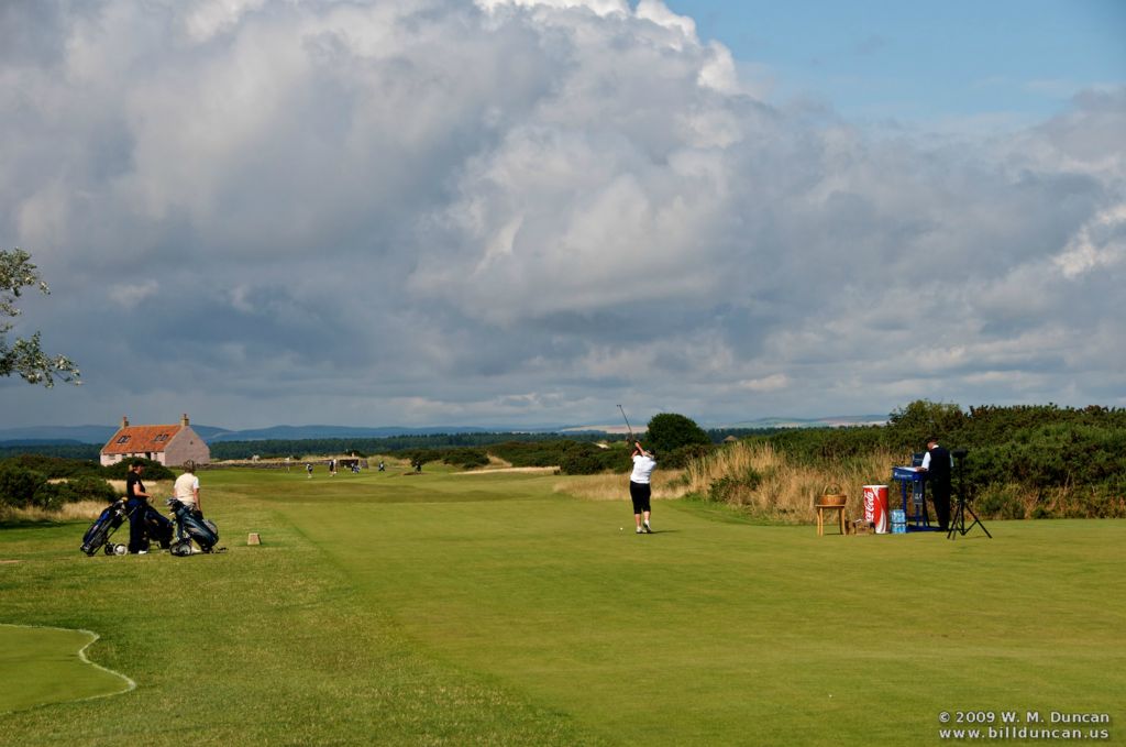 First tee at St. Andrews - ladies tournament