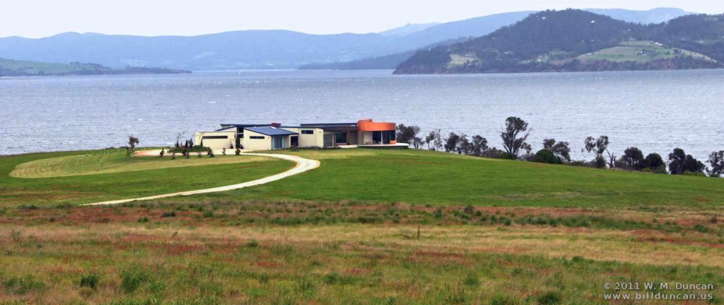 All boats to Hobart must pass this residence near Oppossum Bay