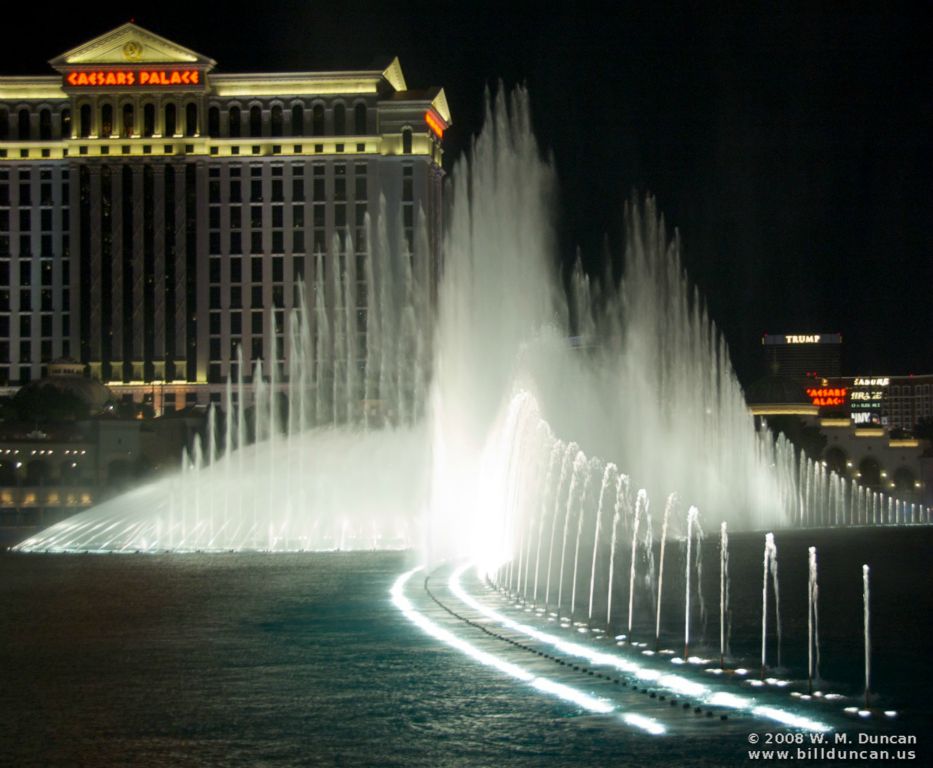Las Vegas: the Bellagio fountain