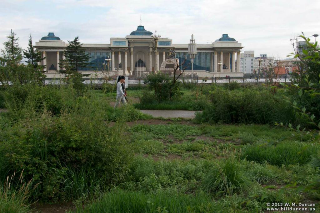Like other poor cities around the world, Ulaanbataar has little budget for weed control or park maintenance.