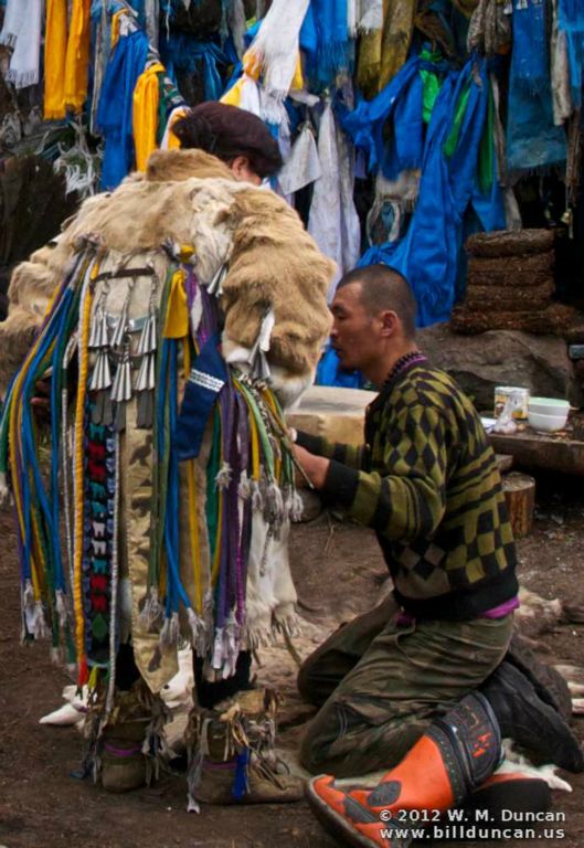 Robing the shaman